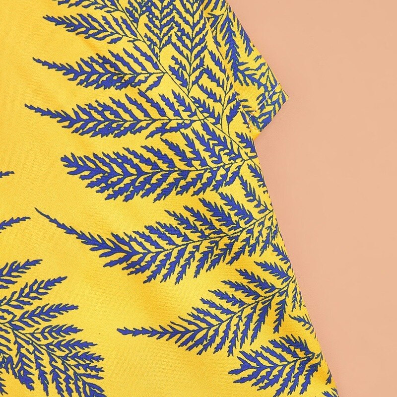 Haine pentru câini galben Maple Leaf Cămașă cu imprimeu Îmbrăcăminte pentru animale de companie Moda Casual Moale Câini mici La modă Primăvara Vară Yorkshire En-gros