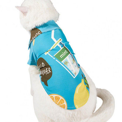 Üherinnaline armas Hawaii koera riided lemmikloomade suve T-särgid lühikeste varrukatega koerakostüüm, mugav kodus kandmiseks