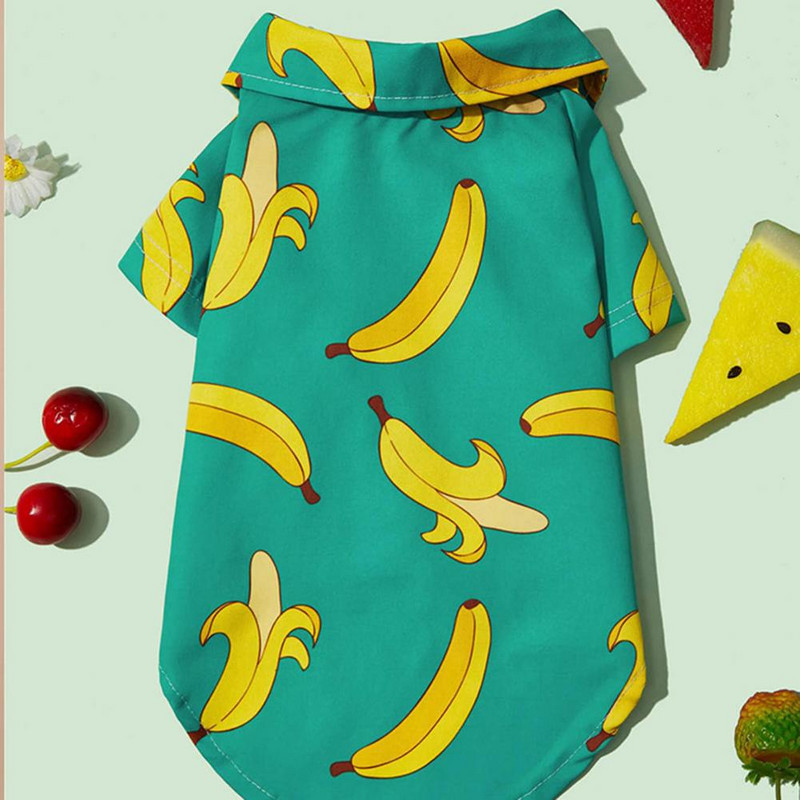 Üherinnaline armas Hawaii koera riided lemmikloomade suve T-särgid lühikeste varrukatega koerakostüüm, mugav kodus kandmiseks