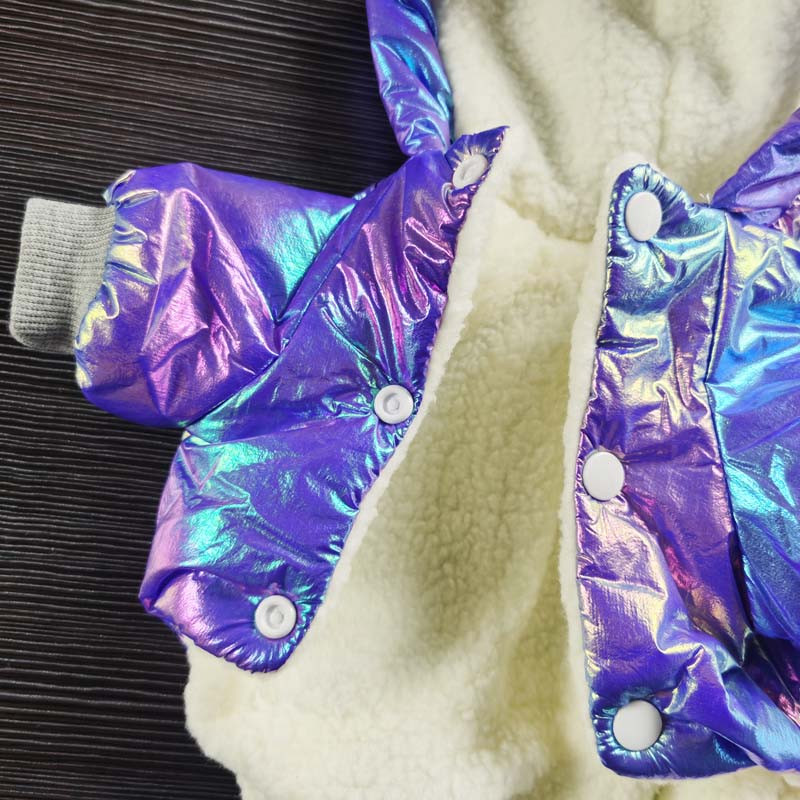 Uued värvilised talveriided väikestele koertele kutsikate veekindel suusajope Yorkiesile. Soe koerte kombinesoon riietus lemmikloomade kostüüm