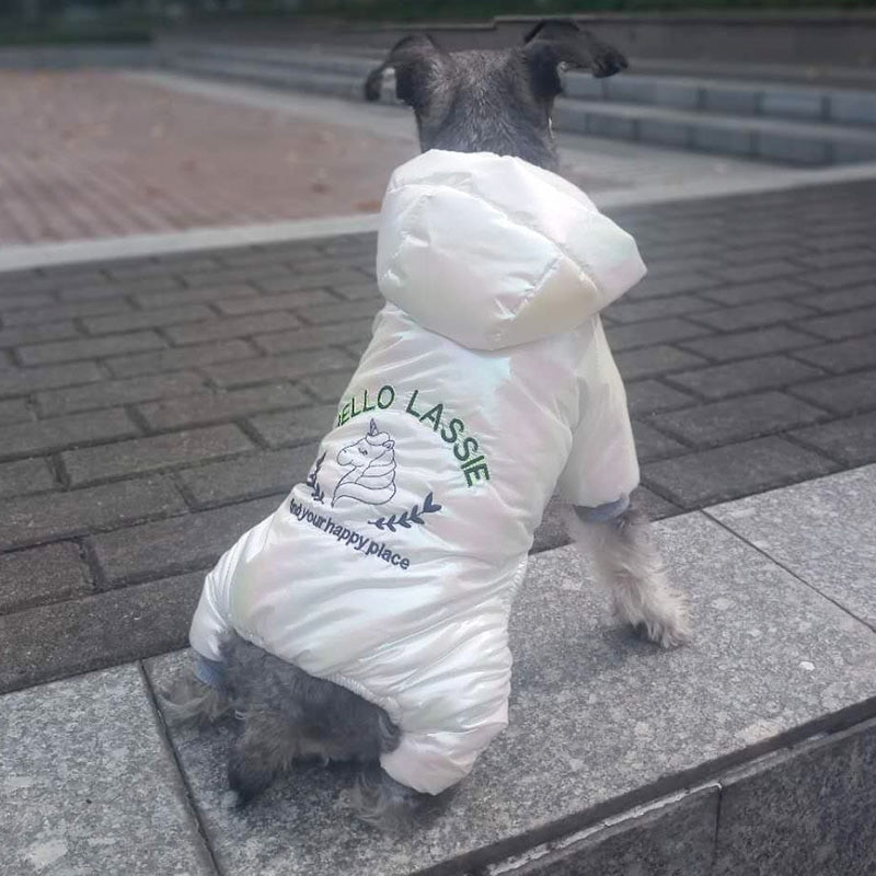 Uued värvilised talveriided väikestele koertele kutsikate veekindel suusajope Yorkiesile. Soe koerte kombinesoon riietus lemmikloomade kostüüm