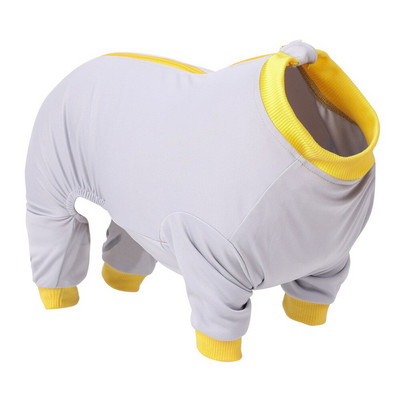 Šilta žieminė pižama vidutinio dydžio šunims Lankstus minkštas šunų chirurginis atstatymo kombinezonas, neleidžiantis nusimesti augintiniui