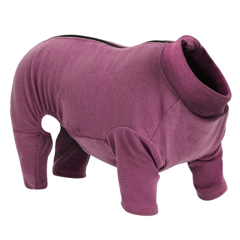 Šilta žieminė pižama vidutinio dydžio šunims Lankstus minkštas šunų chirurginis atstatymo kombinezonas, neleidžiantis nusimesti augintiniui
