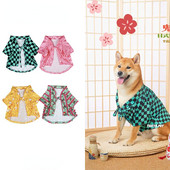 „Demon Slayer“ naminių gyvūnėlių drabužiai labai elastingi šunų kimono marškinėliai šunų ledo šilko šviesūs kostiumo drabužiai katėms ir šunims T