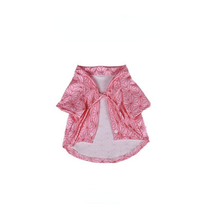 „Demon Slayer“ naminių gyvūnėlių drabužiai labai elastingi šunų kimono marškinėliai šunų ledo šilko šviesūs kostiumo drabužiai katėms ir šunims T