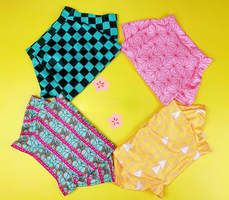 „Demon Slayer“ naminių gyvūnėlių drabužiai labai elastingi šunų kimono marškinėliai šunų ledo šilko šviesūs kostiumo drabužiai katėms ir šunims T