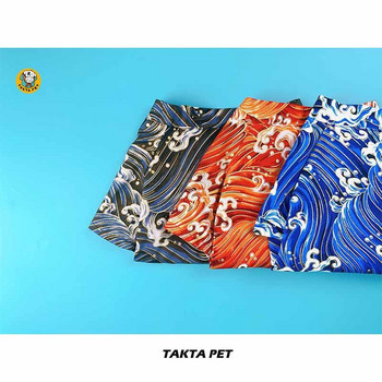 Дизайн на риза за кучета Японски стил Кимоно за домашни любимци Вълна Котка Дрехи за кучета Кученце Жилетка Френски булдог Бишон Чихуахуа Доберман