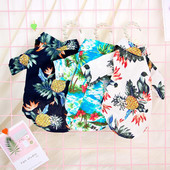 Hawaii troopilise koera särk Odavad koerte riided väikestele koertele Suvine Chihuahua T-särk Armas kutsikavest Yorkshire`i terjer lemmikloomade riided