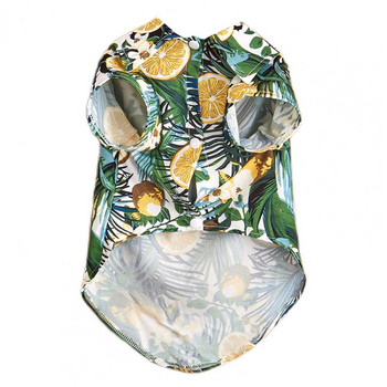 Ανθεκτική στη φθορά ελαφριά μπλούζα με στάμπα καλοκαιρινών φρούτων Hawaii, μπλούζα γάτας σκύλου για εξωτερικούς χώρους