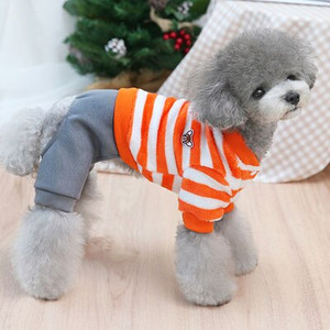 Τα νεότερα ρούχα για κατοικίδια για γάτες Παλτό για σκύλους Χειμερινό μαλακό φλις φούτερ σκύλου με κουκούλα γκρι παντελόνι Ολόσωμη φόρμα γάτας Bichon L