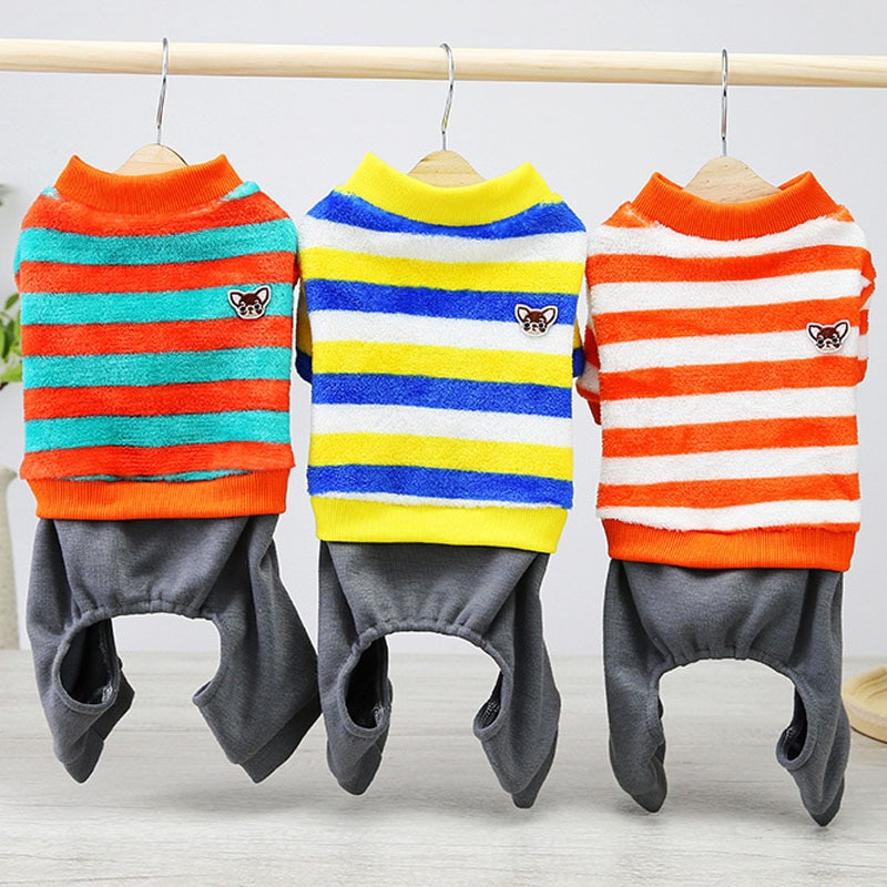 Τα νεότερα ρούχα για κατοικίδια για γάτες Παλτό για σκύλους Χειμερινό μαλακό φλις φούτερ σκύλου με κουκούλα γκρι παντελόνι Ολόσωμη φόρμα γάτας Bichon L