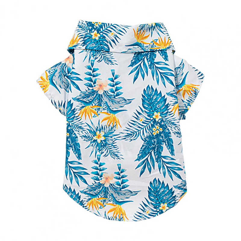 Cămașă pentru câini Ușor de pus și dezbrăcat Confortabil Păstrează căldura Haine pentru câini de vară Cămașă cu imprimeu la modă Haine pentru animale de companie pentru exterior
