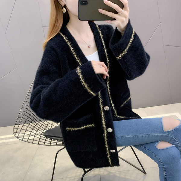 Dámska vesta pre tehotné ženy s vreckom a gombíkmi