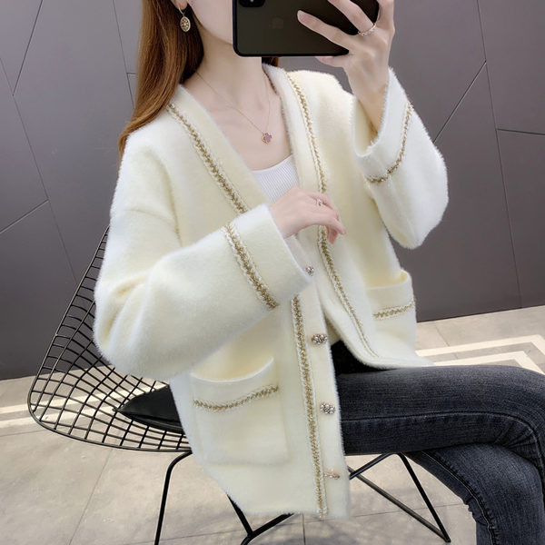 Dámska vesta pre tehotné ženy s vreckom a gombíkmi