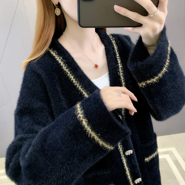 Dámska vesta pre tehotné ženy s vreckom a gombíkmi