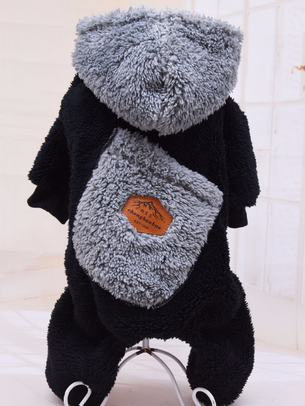 Ζεστά χειμωνιάτικα ρούχα για κατοικίδια, φόρμα για σκύλους, για μικρά σκυλιά Παχύ ένδυμα για κατοικίδια