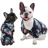 Hawaii särk koertele suvepuhkuse rannasärk Väike keskmine suur koerariided Prantsuse buldogi pitbulli kookosepuu T-särk