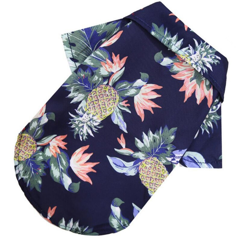 Hawaii särk koertele suvepuhkuse rannasärk Väike keskmine suur koerariided Prantsuse buldogi pitbulli kookosepuu T-särk