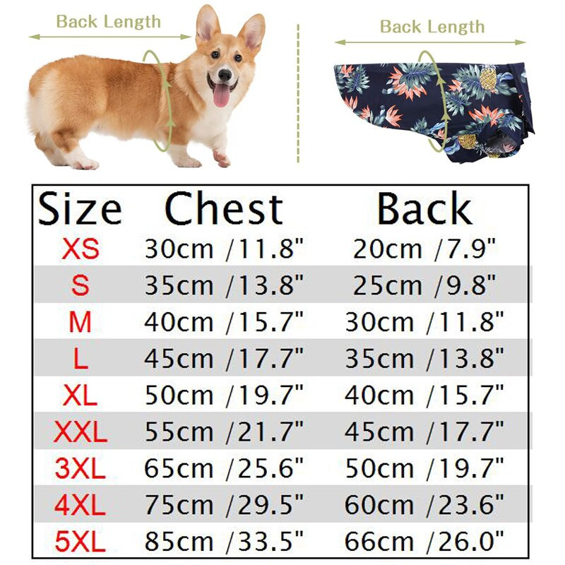 Hawaii särk koertele suvepuhkuse rannasärk Väike keskmine suur koerariided Prantsuse buldogi pitbulli kookosepuu T-särk