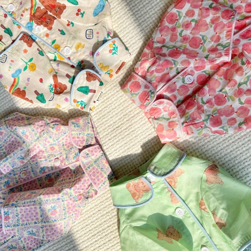 Letné tenké roztomilé potlačené oblečenie pre psov, priedušné bavlnené kontrastné farebné tričko pre psov, vhodné pre malého psa, čivavu a yorkshirský štýl.