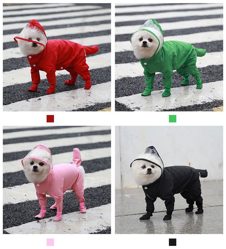 Mažo šuns lietpaltis Striukė Žieminiai šunų kombinezonai Kombinezonai su poliesteriu su gobtuvu naminių šunų drabužiai lauke su gobtuvu Neperšlampami drabužiai