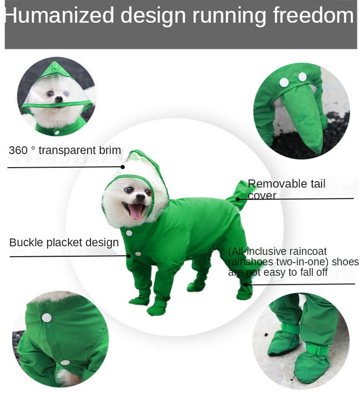 Mažo šuns lietpaltis Striukė Žieminiai šunų kombinezonai Kombinezonai su poliesteriu su gobtuvu naminių šunų drabužiai lauke su gobtuvu Neperšlampami drabužiai