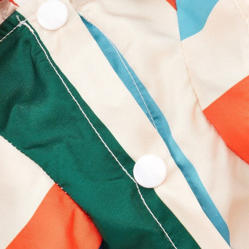 Cămașă cu dungi colorate Haine pentru câini Cămăși la modă Îmbrăcăminte pentru câini mici Kawaii Yorkshire Vară Respirabil Costum drăguț Articole pentru animale de companie