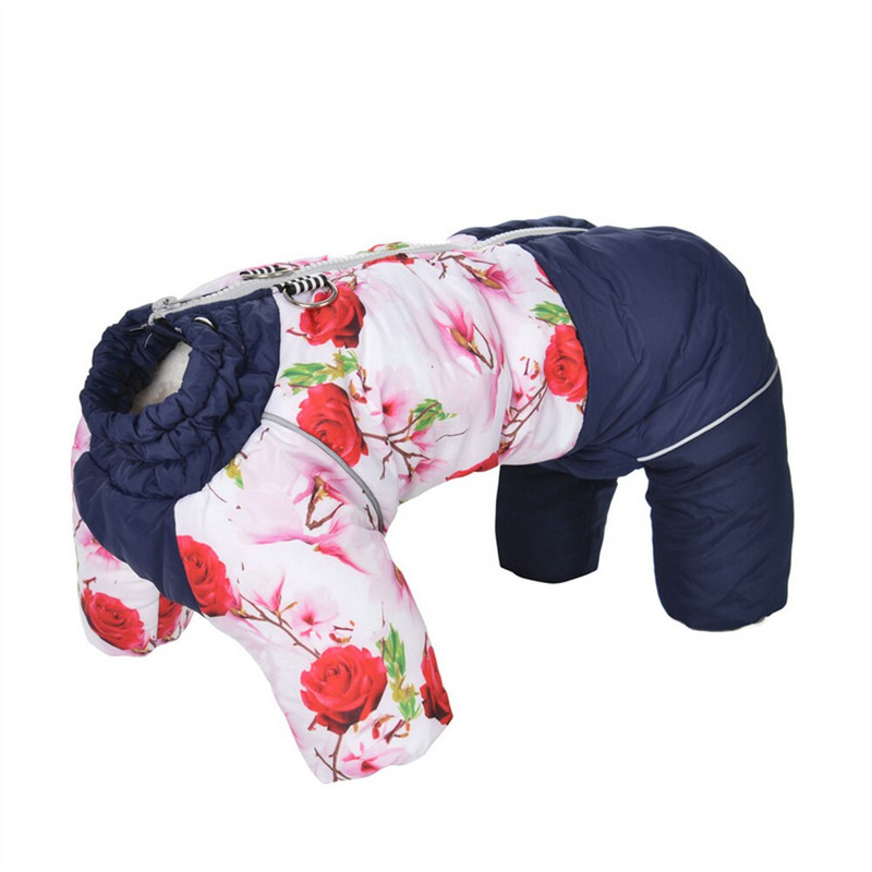 Haine de iarnă pentru animale de companie Salopete impermeabile pentru fete și băieți Câini de talie mică Chihuahua Yorkshire Îmbrăcăminte pentru căței Haina îngroșată și caldă pentru animale de companie