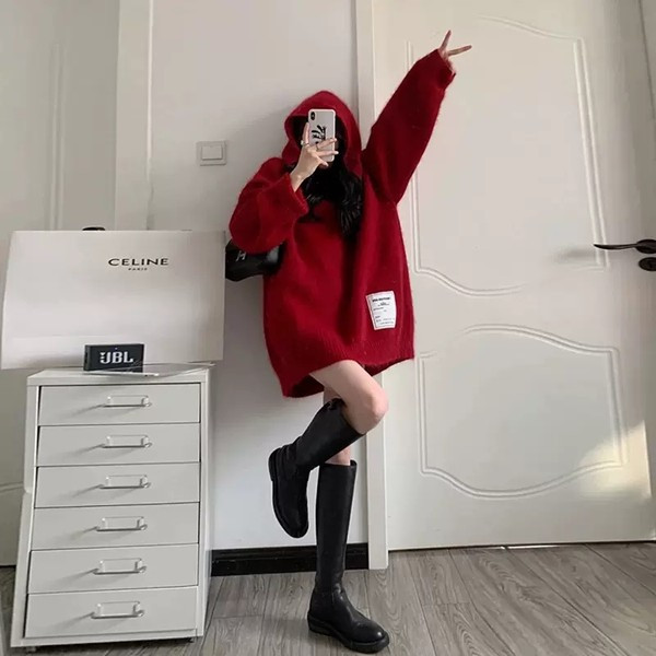 Nový model dámskeho svetra pre tehotné ženy - s nápisom