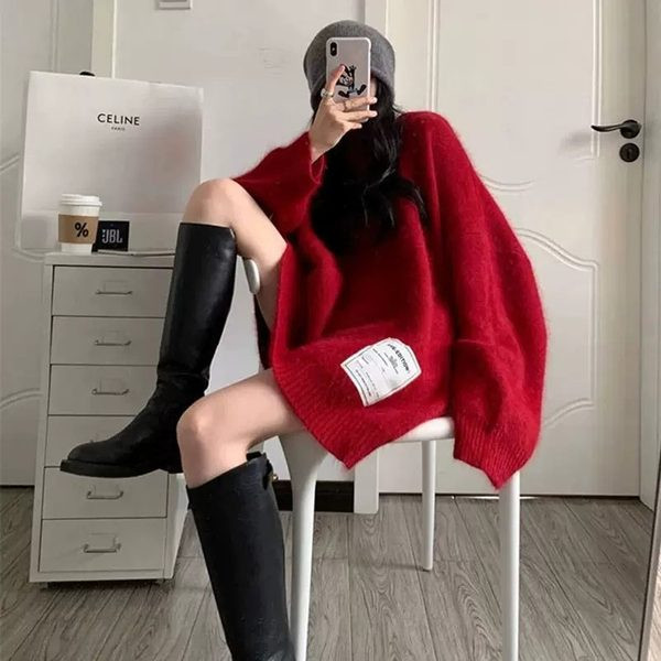 Nový model dámskeho svetra pre tehotné ženy - s nápisom