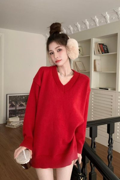 Moteriškas vienspalvis megztinis nėščiosioms