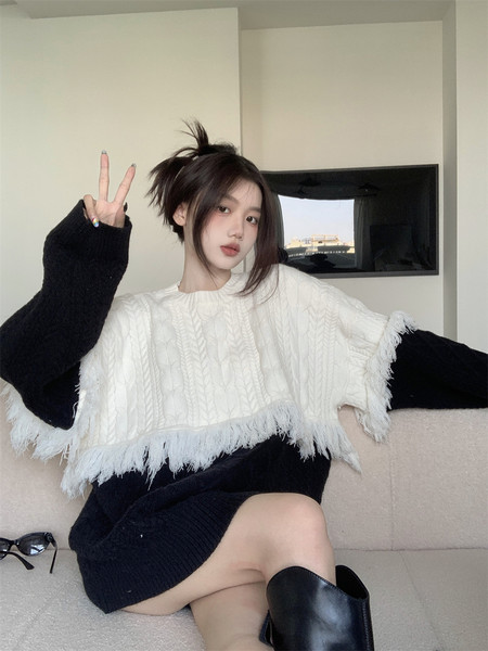 Γυναικείο χειμωνιάτικο πλεκτό πουλόβερ για εγκύους