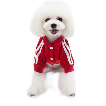 pawstrip 4 цвята Dog Hoodie Палто Спортно облекло Домашни любимци Комбинезон за кученца Дрехи за малки кучета за чихуахуа йорки Petshop S-XXL