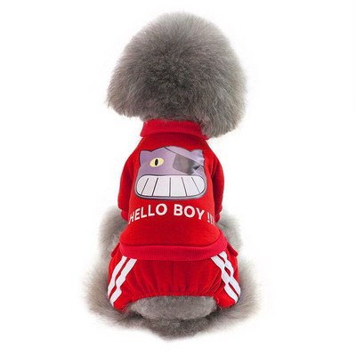 pawstrip 4 χρωμάτων Παλτό με κουκούλα για σκύλους Αθλητικά ενδύματα για κατοικίδια Σαλοπέτα για κουτάβι Μικρά ρούχα για σκύλους για Chihuahua Yorkie Petshop S-XXL