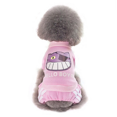 pawstrip 4 χρωμάτων Παλτό με κουκούλα για σκύλους Αθλητικά ενδύματα για κατοικίδια Σαλοπέτα για κουτάβι Μικρά ρούχα για σκύλους για Chihuahua Yorkie Petshop S-XXL