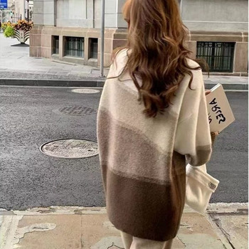 Дамски широк пуловер за бременни жени