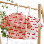 Παλτό εσώρουχο σκύλου Γάτα Μικρό και μεσαίο σκυλί Teddy Bichon Jarre Aero Bull Προμήθειες για ρούχα για κατοικίδια την άνοιξη και το φθινόπωρο Cherry