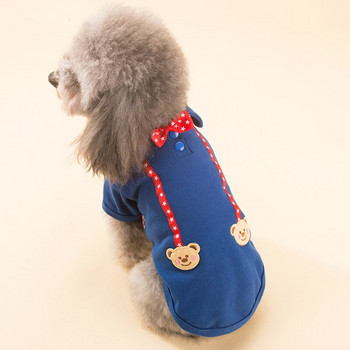 Ρούχα για σκύλους Roupa Para Cachorro Pequeno Bear Φτηνά ρούχα για κατοικίδια με κολάρο Καλοκαιρινό πουκάμισο για σκύλους Ρούχα για μικρούς σκύλους Xs-l