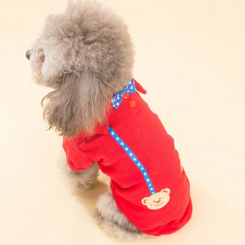 Ρούχα για σκύλους Roupa Para Cachorro Pequeno Bear Φτηνά ρούχα για κατοικίδια με κολάρο Καλοκαιρινό πουκάμισο για σκύλους Ρούχα για μικρούς σκύλους Xs-l