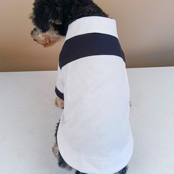 Γαλλικό μπουλντόγκ πουκάμισο Καλοκαιρινή γάτα κουτάβι Ρούχα για μικρό σκύλο Παλτό Πομερανίας Μαλτέζικη Μπισόν Πουντλ Schnauzer Ρούχα για σκύλους πατημασιά