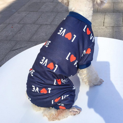 Μαλακές πιτζάμες για σκύλους που δεν απορροφούν τον ιδρώτα Ολόσωμο κοστούμι για κουτάβι Ρούχα για κατοικίδια σπίτια