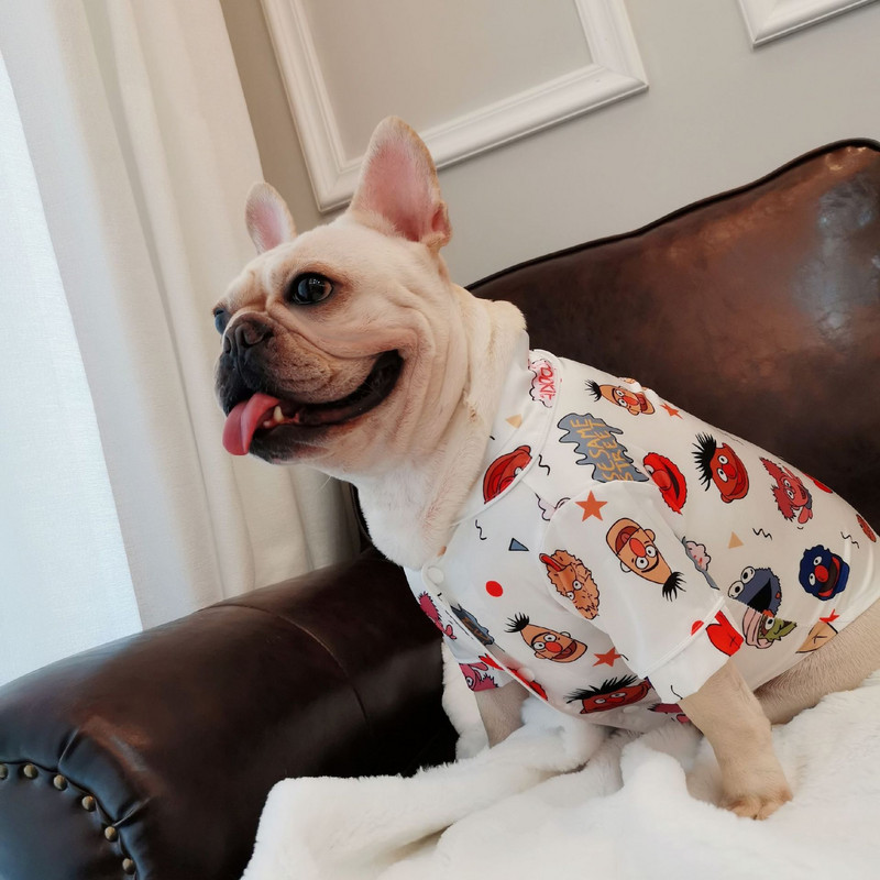 Odjeća za pse ljetna simulacija svilene pidžame s tankim presjekom Francuski buldog Corgi Chenery Maltezer ljubimac