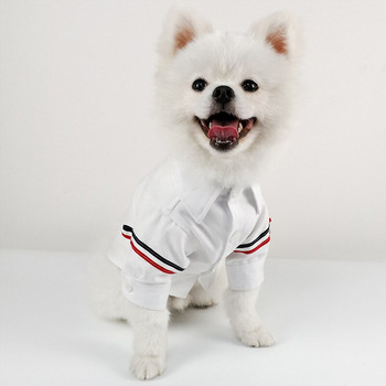Риза за домашни кучета Летни дрехи за малки и средни кученца Облекло за кучета Палто Котка Шнауцер Жилетка Костюми Френски булдог Мопс BNC05