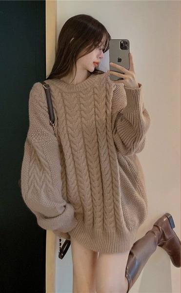 Γυναικείο πουλόβερ για εγκύους με οβάλ λαιμόκοψη