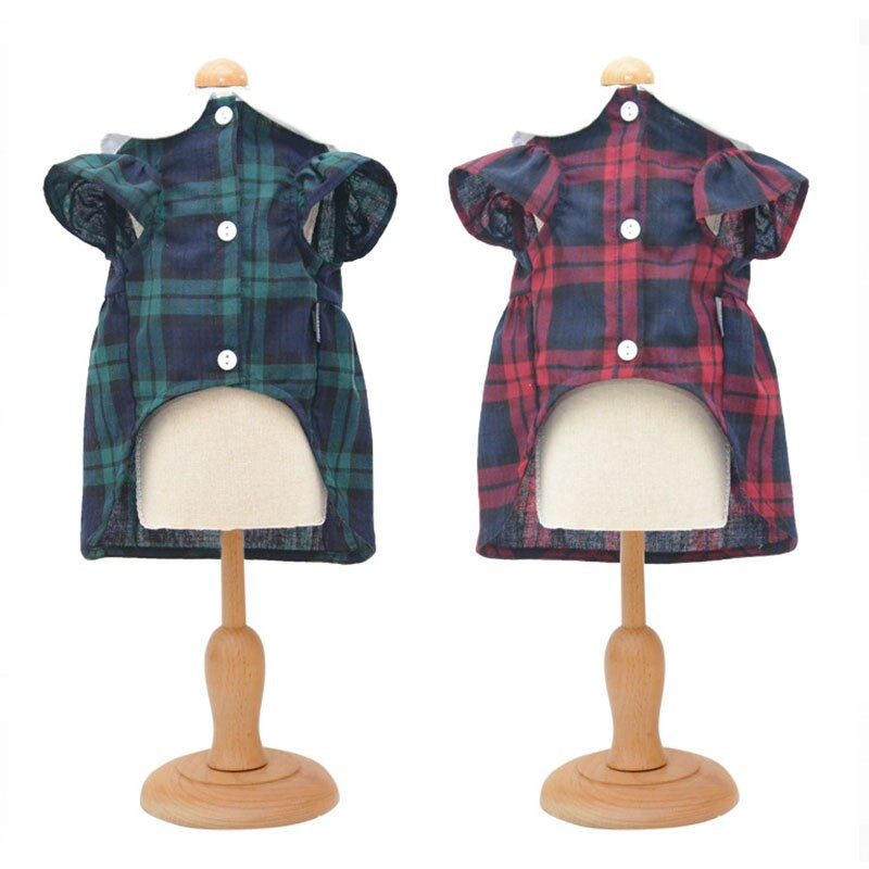 Suknelė šunims Vasariniai naminiai drabužiai kačių šuniukų suknelės Jorkšyro bichon pudelis Pomeranijos šunų drabužiai saulės kepurė, kostiumai