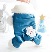 Pseći kombinezon Kombinezoni Zimska odjeća za kućne ljubimce Hlače Puppy Kaput Hlače Yorkie Pomeranian Bichon Pudle Šnaucer Odjeća za pse Kostim