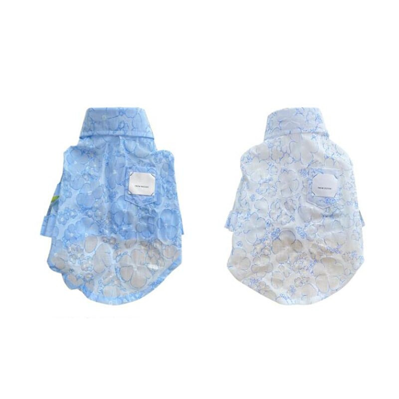 Ljetna tanka odjeća za pse Majica s cvijećem Cool i udobna mačka Štene Šnaucer Bišon Odjeća za male pse Odjeća