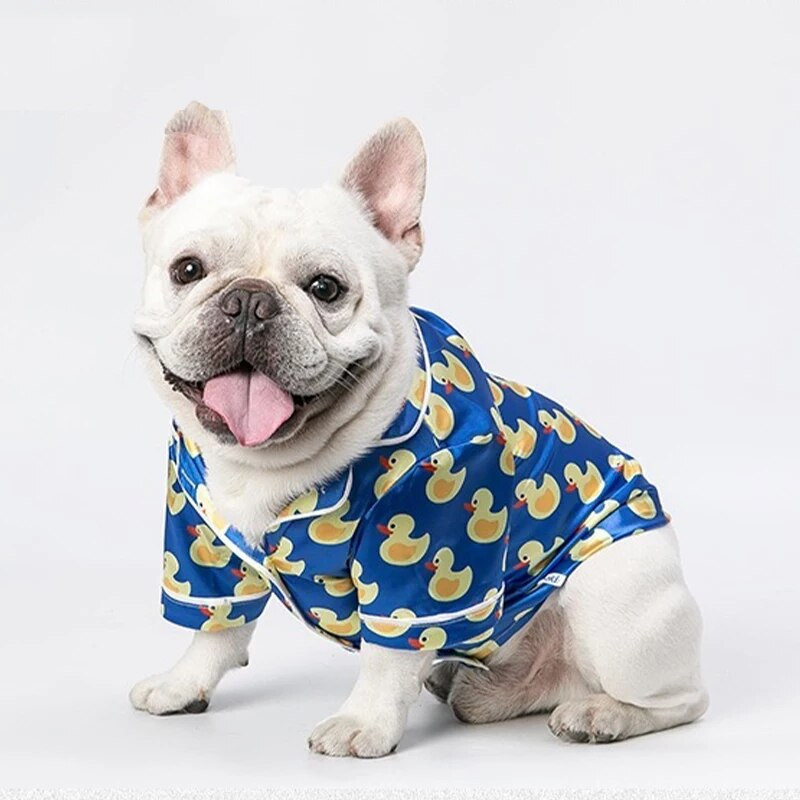 Roztomilé tričko pre malého psa a mačku, modré pyžamo pre psov, luxusné oblečenie pre domácich miláčikov 2020, super mäkké oblečenie pre šteniatka čivavy a yorkshirského teriera
