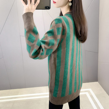 Дамски пуловер за бременни- с дълъг ръкав