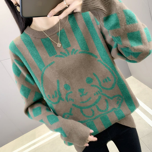 Dámsky tehotenský sveter - s dlhým rukávom